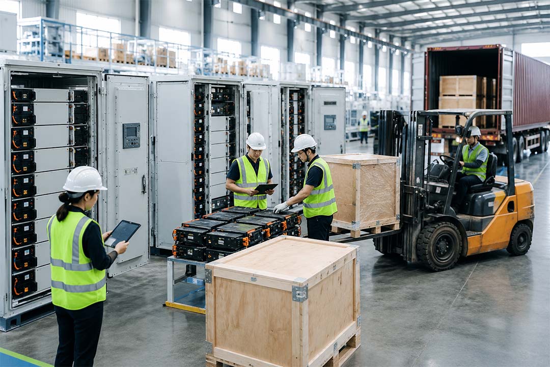 Energy storage project supply and delivery coordination